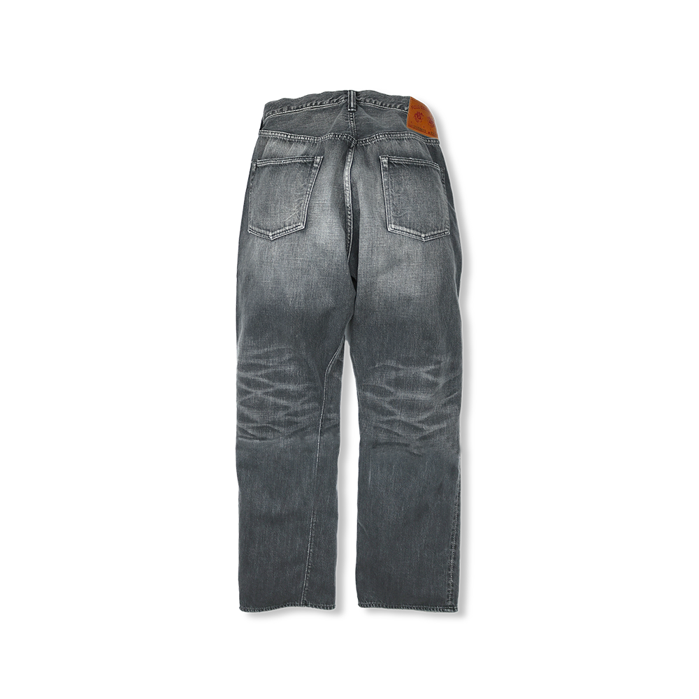 Fullcount】0105BKSSHW Wide Straight Super Smooth Dartford Black