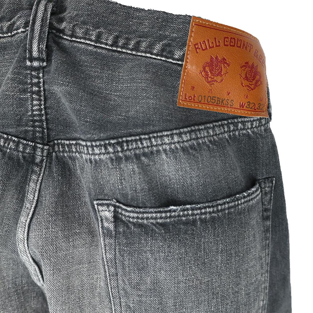 Fullcount】0105BKSSHW Wide Straight Super Smooth Dartford Black