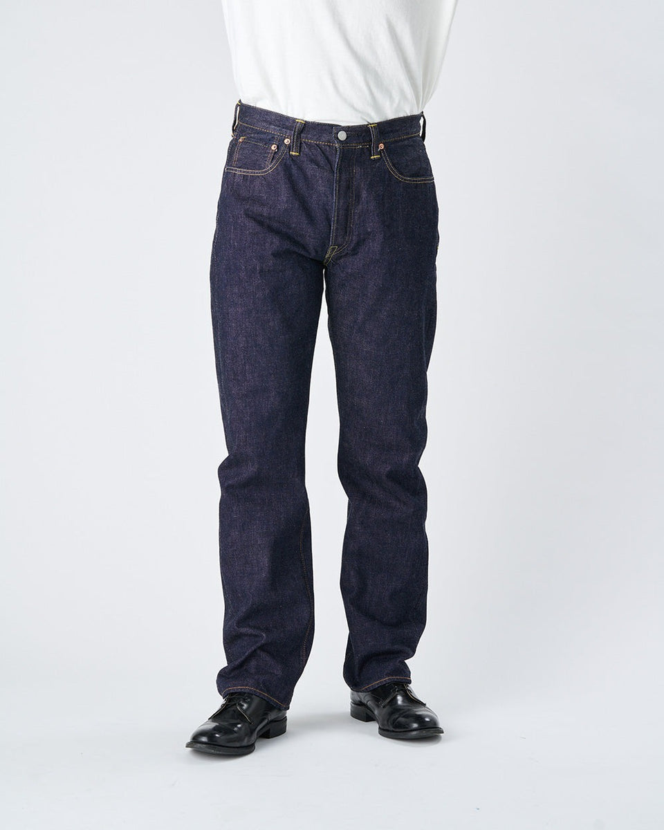 Fullcount】1101XXW Straight Denim Heavy 15.5oz Jeans – Blue Beach 