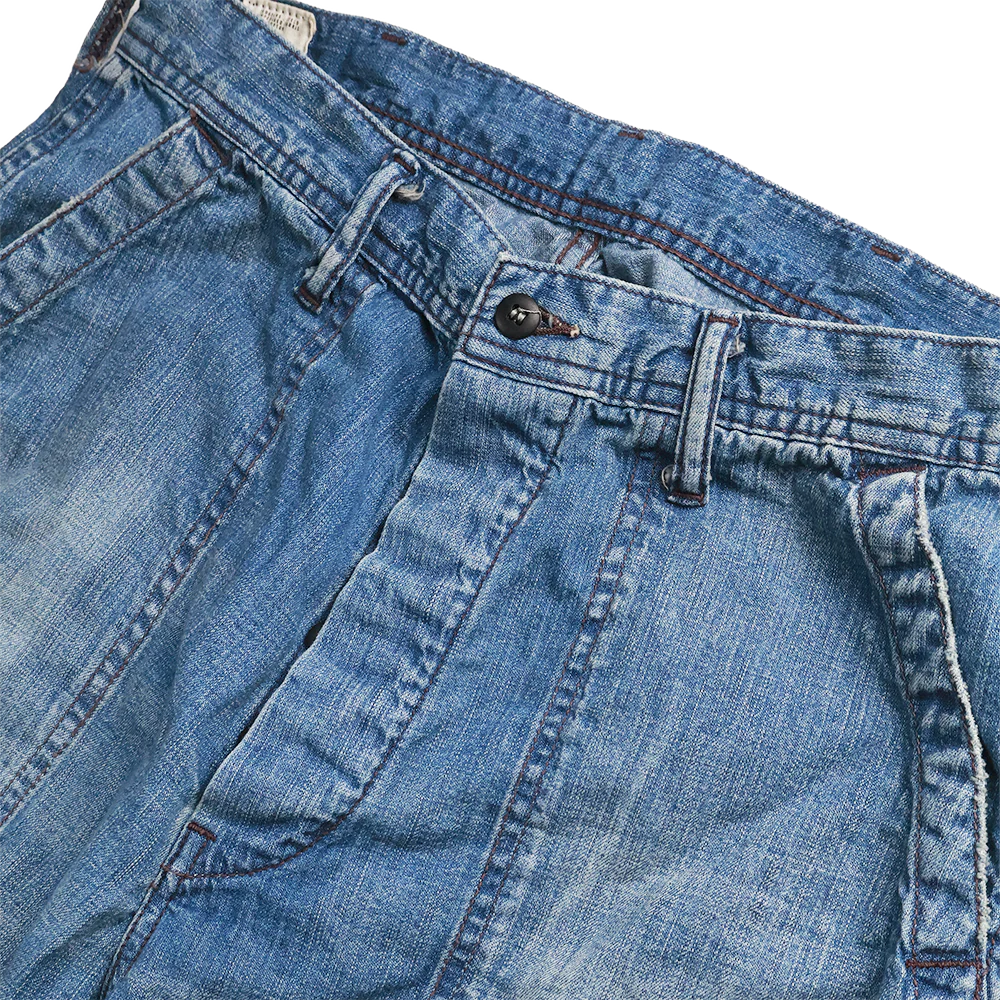 Fullcount】USN 8oz Zimbabwean Denim Seamen's Trousers - “Master Of