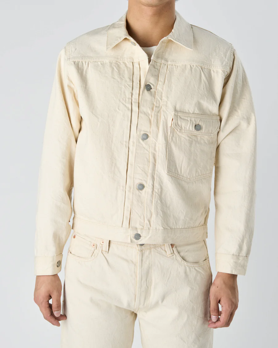 Fullcount】2107EC Type 1 Ecru Denim Jacket – Blue Beach Denim