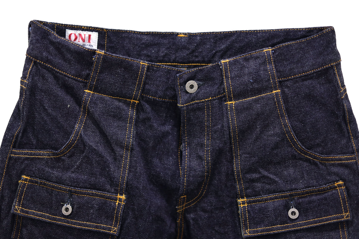ONI DENIM】107-Bush Pants Slim Straight Jeans 15oz – Blue Beach Denim