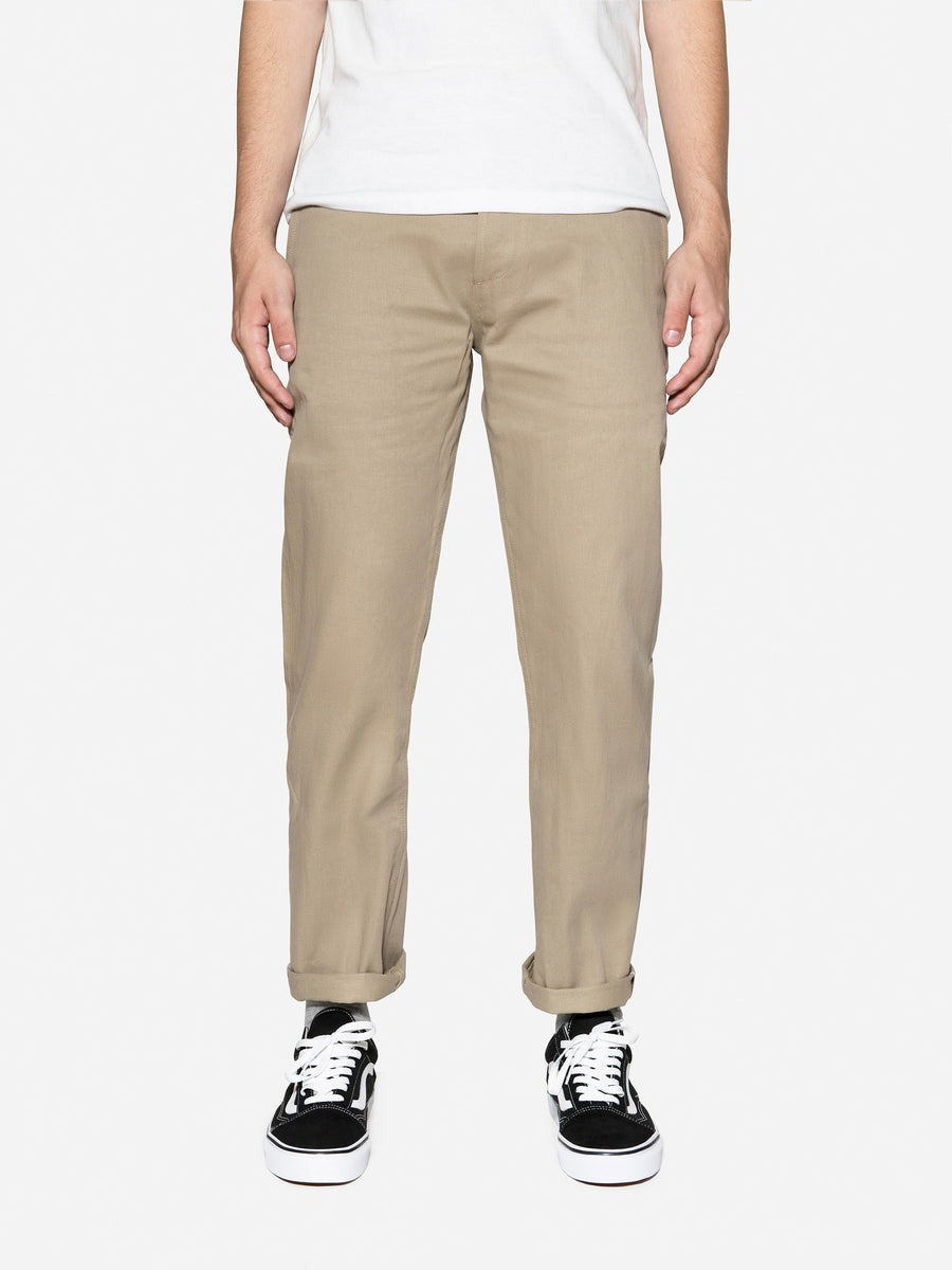 3sixteen】CH⁠-⁠11x Khaki Selvedge Chino Pants – Blue Beach Denim