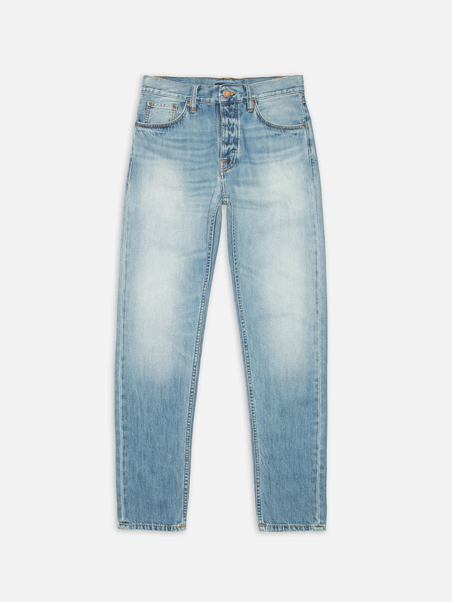 Nudie Jeans】Steady Eddie II Washed Up – Blue Beach Denim