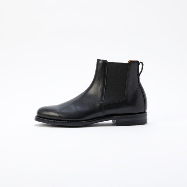 Brother Bridge】Albert Vintage Teacore Black Calf – Blue Beach Denim