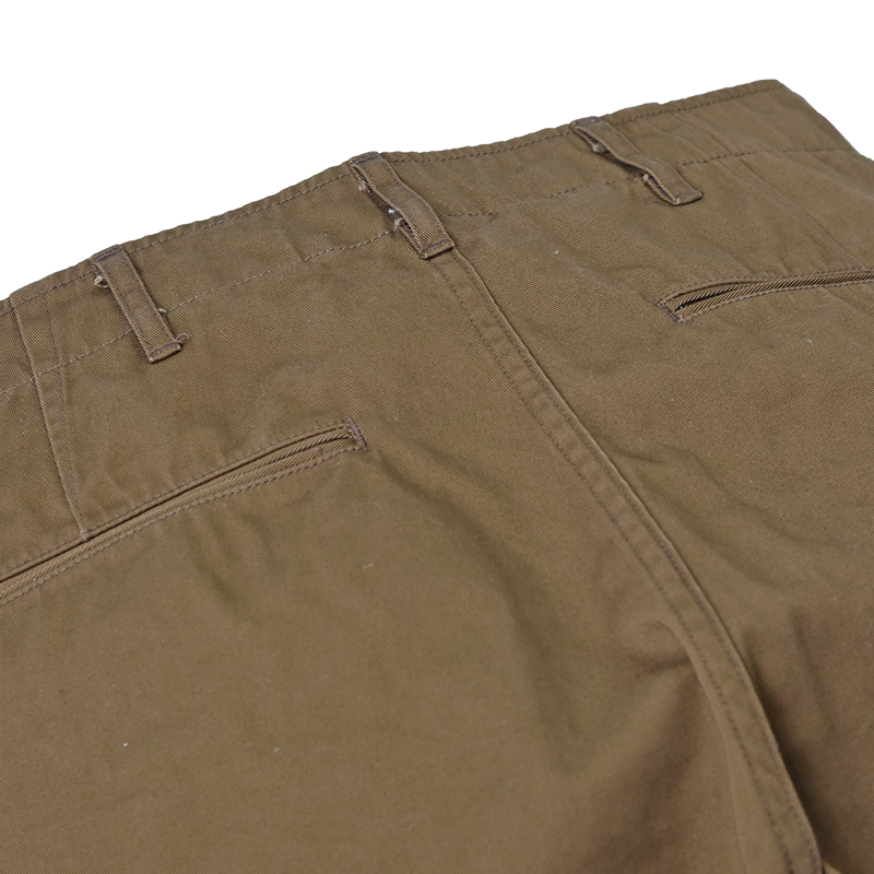Fullcount】1201-20 U.S Army Chino 41 Brown Trousers – Blue Beach Denim