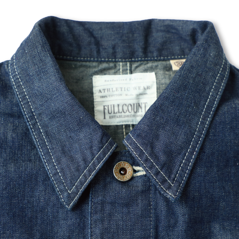 Fullcount】2015-1 Denim Chore Jacket – Blue Beach Denim
