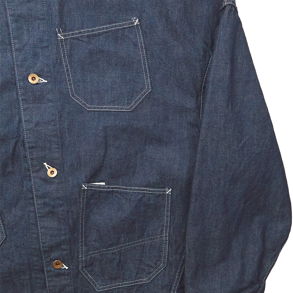 Fullcount x FUMITO GANRYU】Fu15-Bl-101 Graffiti Chore Jacket