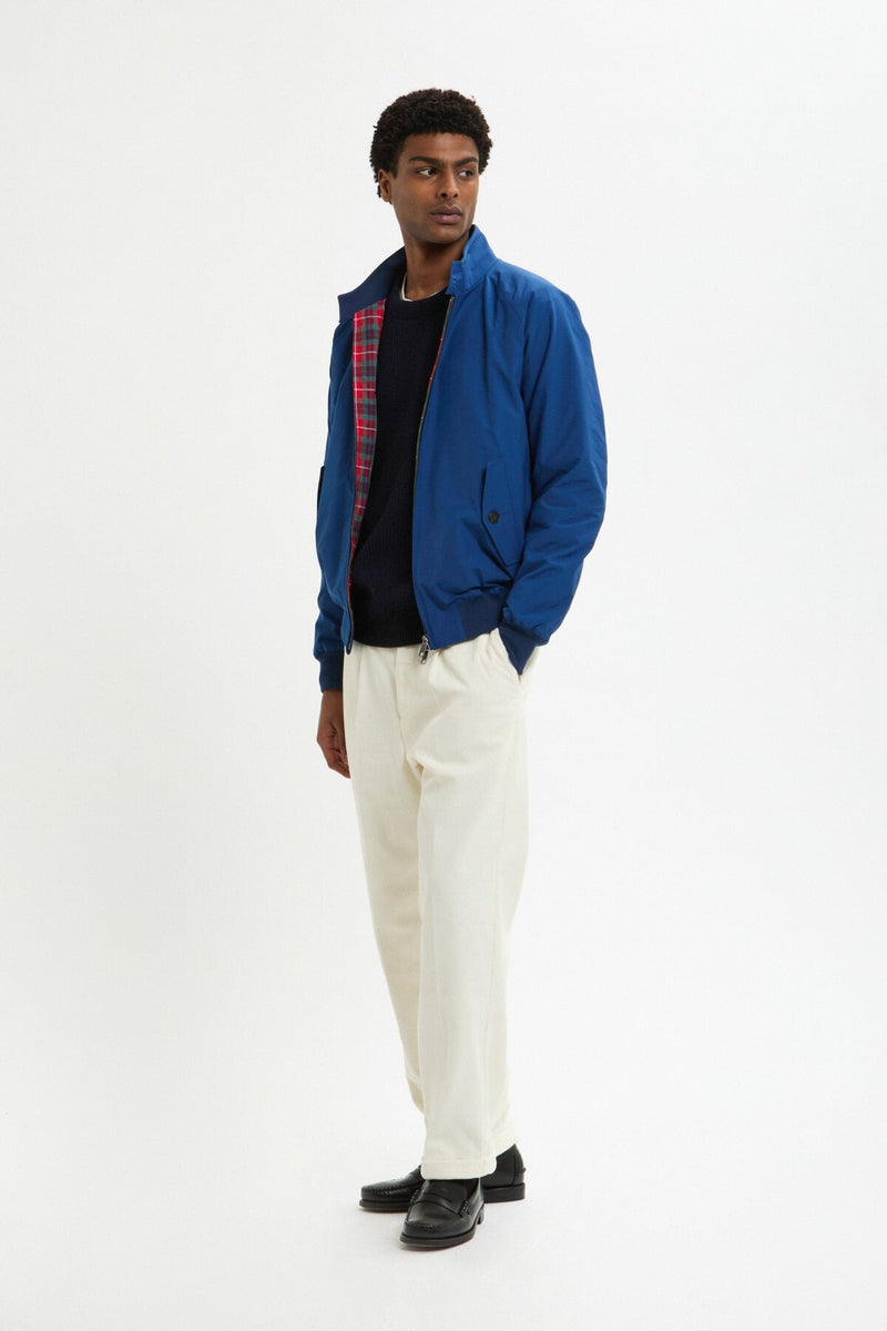 Baracuta】G9 Harrington Jacket Limoges Blue – Blue Beach Denim