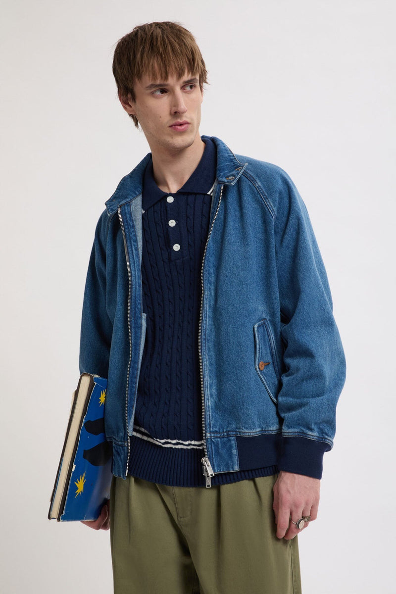 Baracuta】G9 Denim Light Wash – Blue Beach Denim
