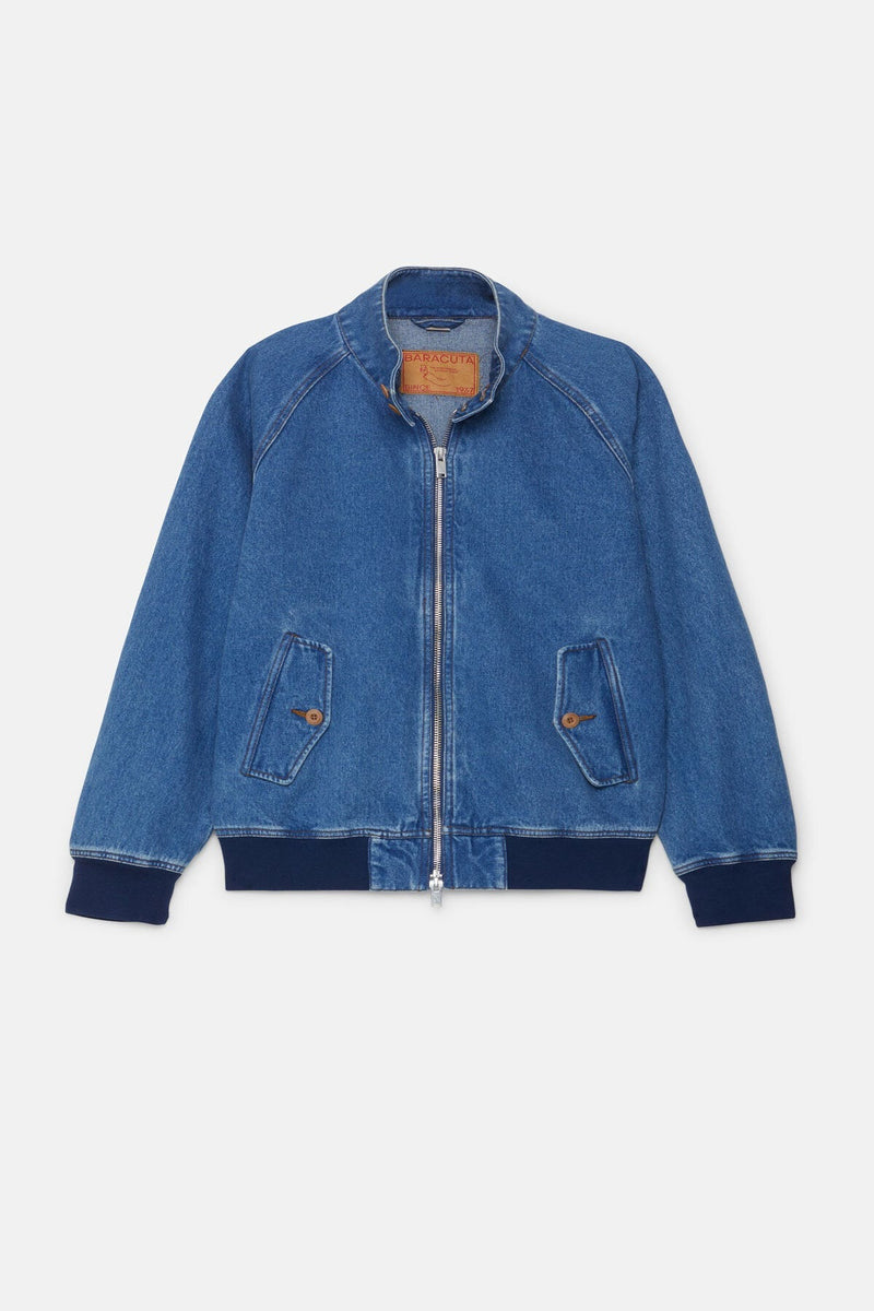 Baracuta】G9 Denim Light Wash – Blue Beach Denim