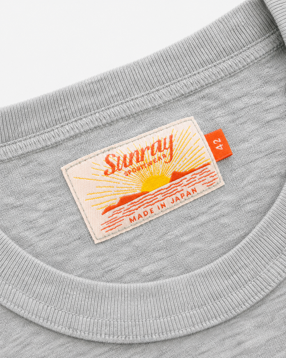 Sunray】Haleiwa SS T-Shirt Hambledon Grey – Blue Beach Denim