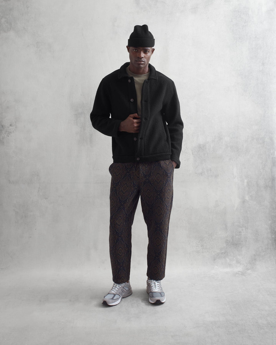 WAX London】Iggy Jacket Black Wool – Blue Beach Denim