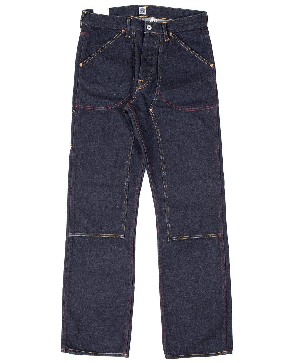 【DISCERNMENT】Double Pure Three Quarter Indigo Pants Indigofera-Wendell-Pants-No-9-