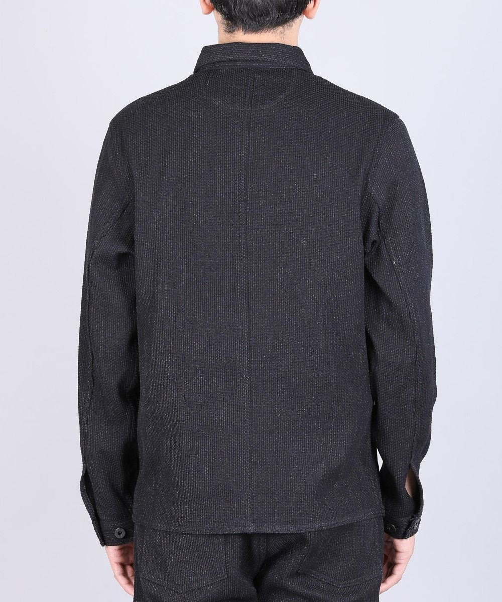 Japan Blue Jeans】11oz Black Sashiko Coverall Jacket – Blue Beach