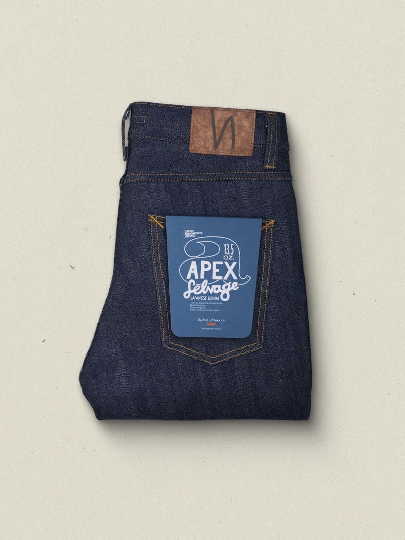 Nudie Jeans】Lean Dean Dry Apex Selvage – Blue Beach Denim
