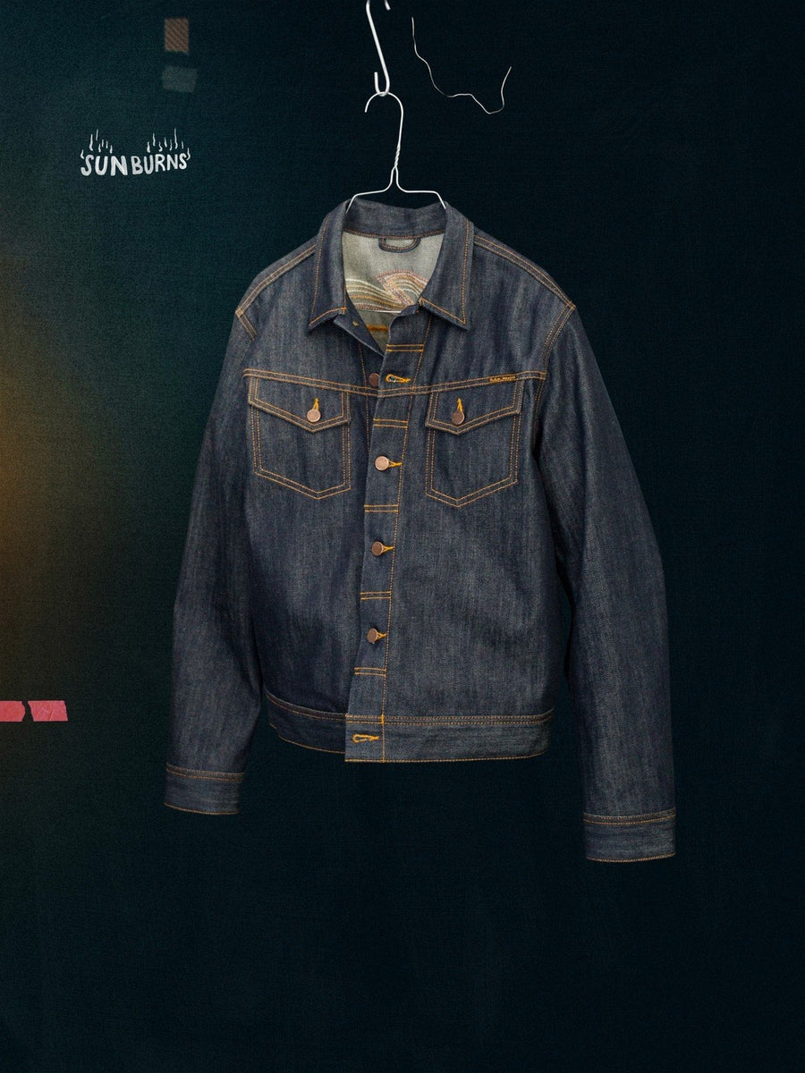 Nudie Jeans】Conny Denim Jacket Sunburns – Blue Beach Denim