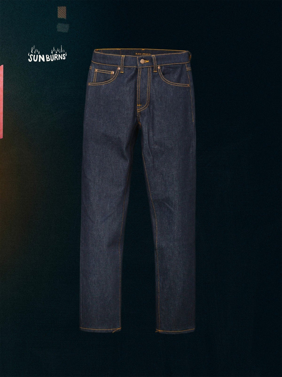 Nudie Jeans】Solid Ollie Dry Sunburns Jeans – Blue Beach Denim