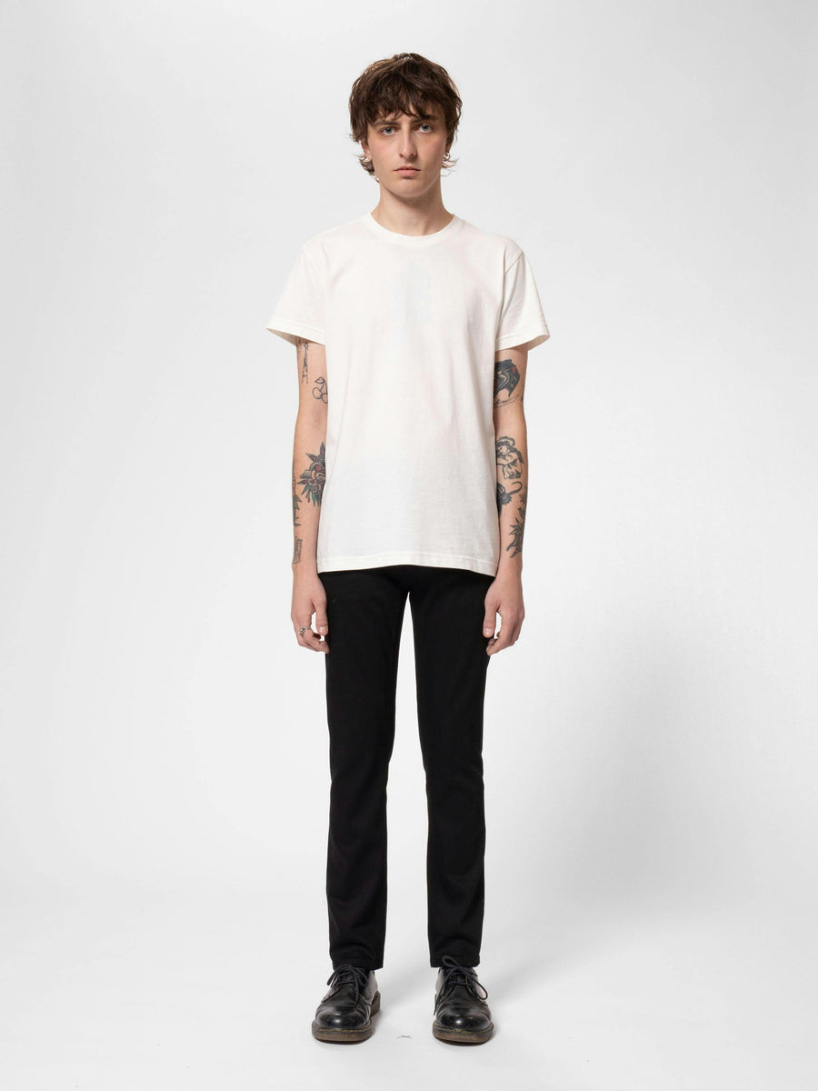 Nudie Jeans】Grim Tim Dry Everblack – Blue Beach Denim
