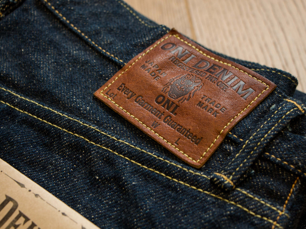 ONI DENIM】246ZR Secret Denim Ecru Weft 20oz Neat Straight