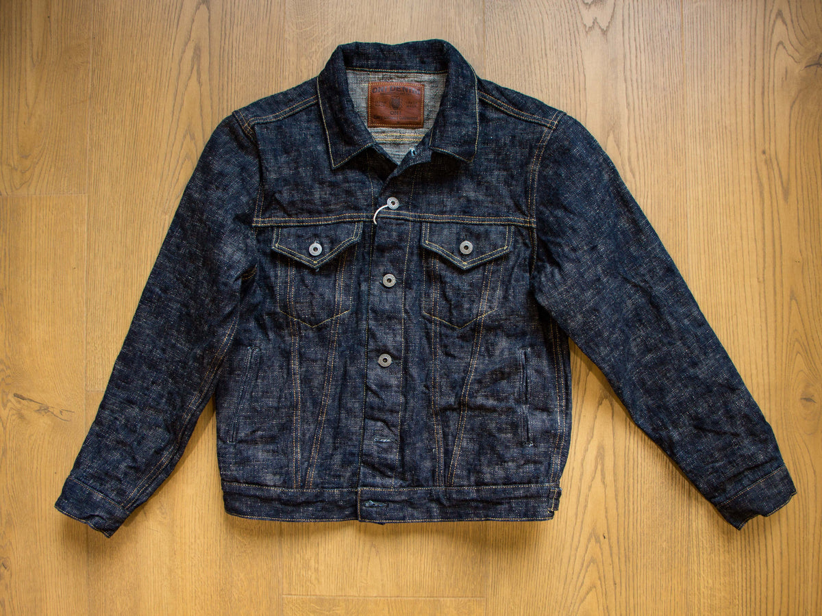 ONI DENIM】02527P-kasuri 17oz Selvedge Type III Denim Jacket – Blue Beach  Denim