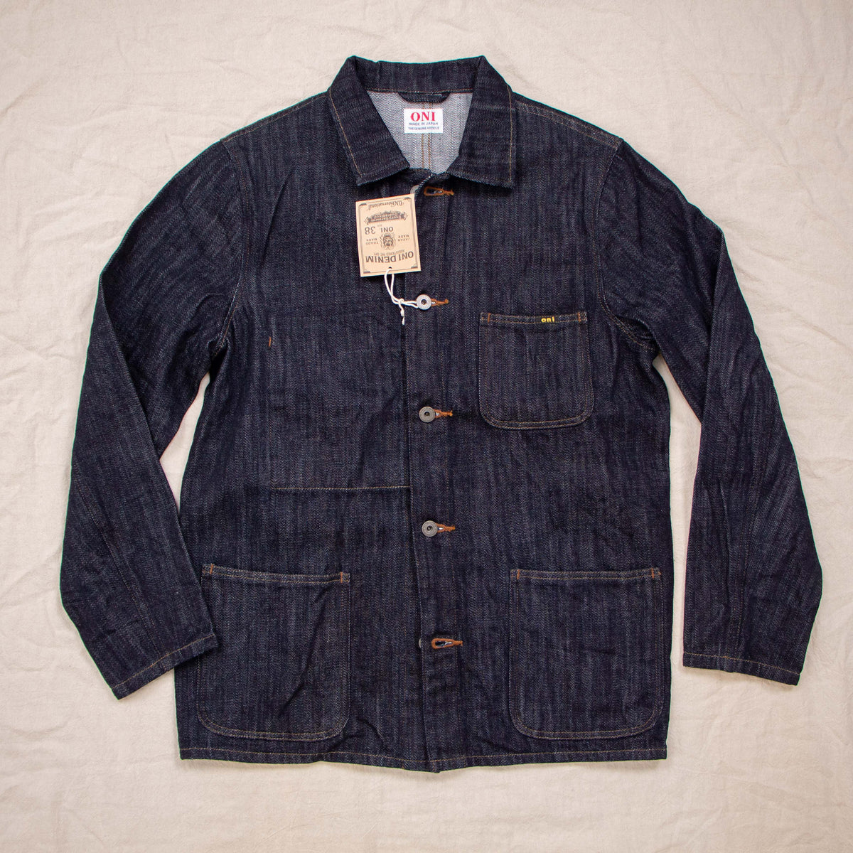 ONI DENIM】03500-LWD 12oz Loose Weave Denim Coveralls – Blue Beach