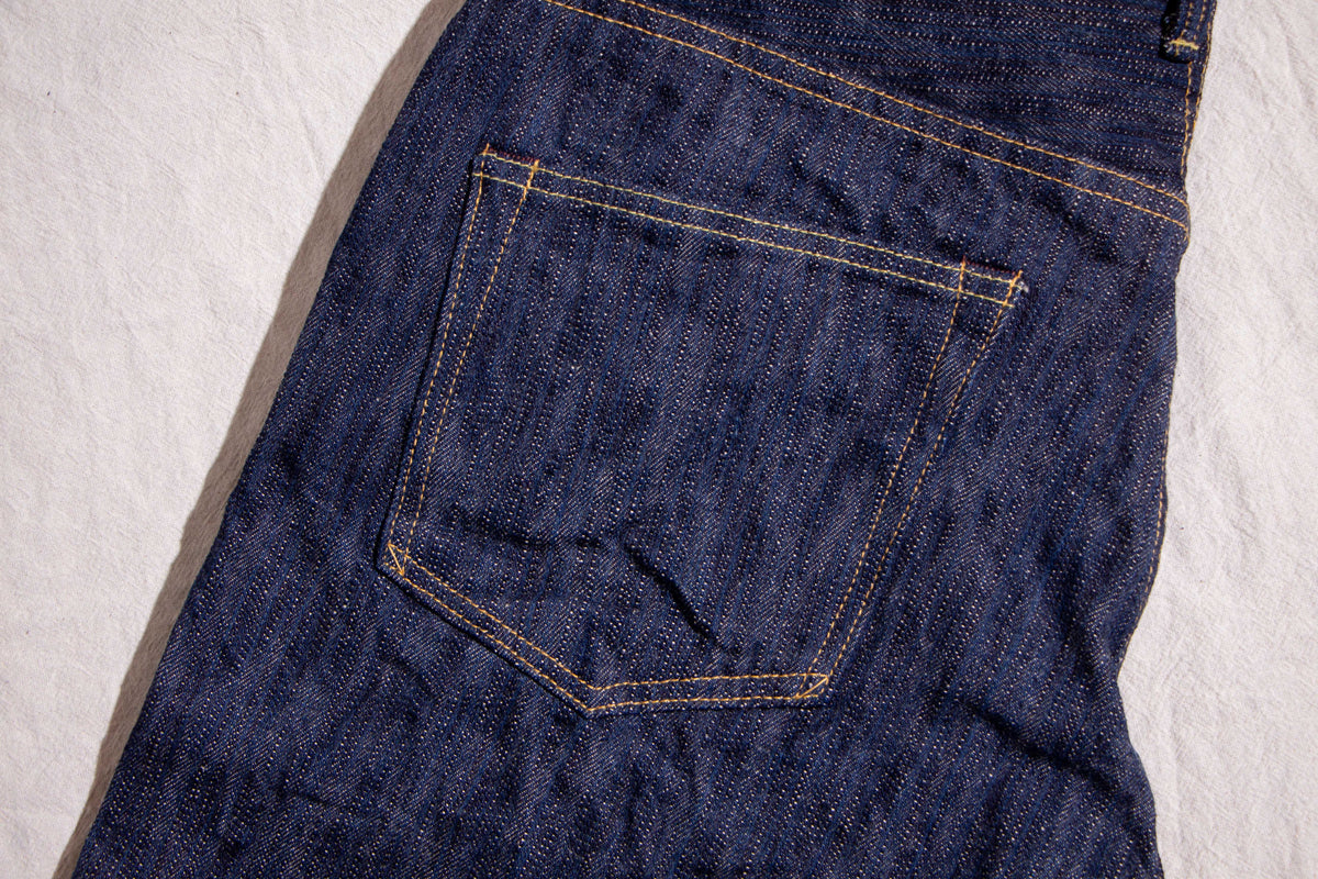ONI DENIM】200-Kase Natural Indigo Wide Straight Jeans – Blue