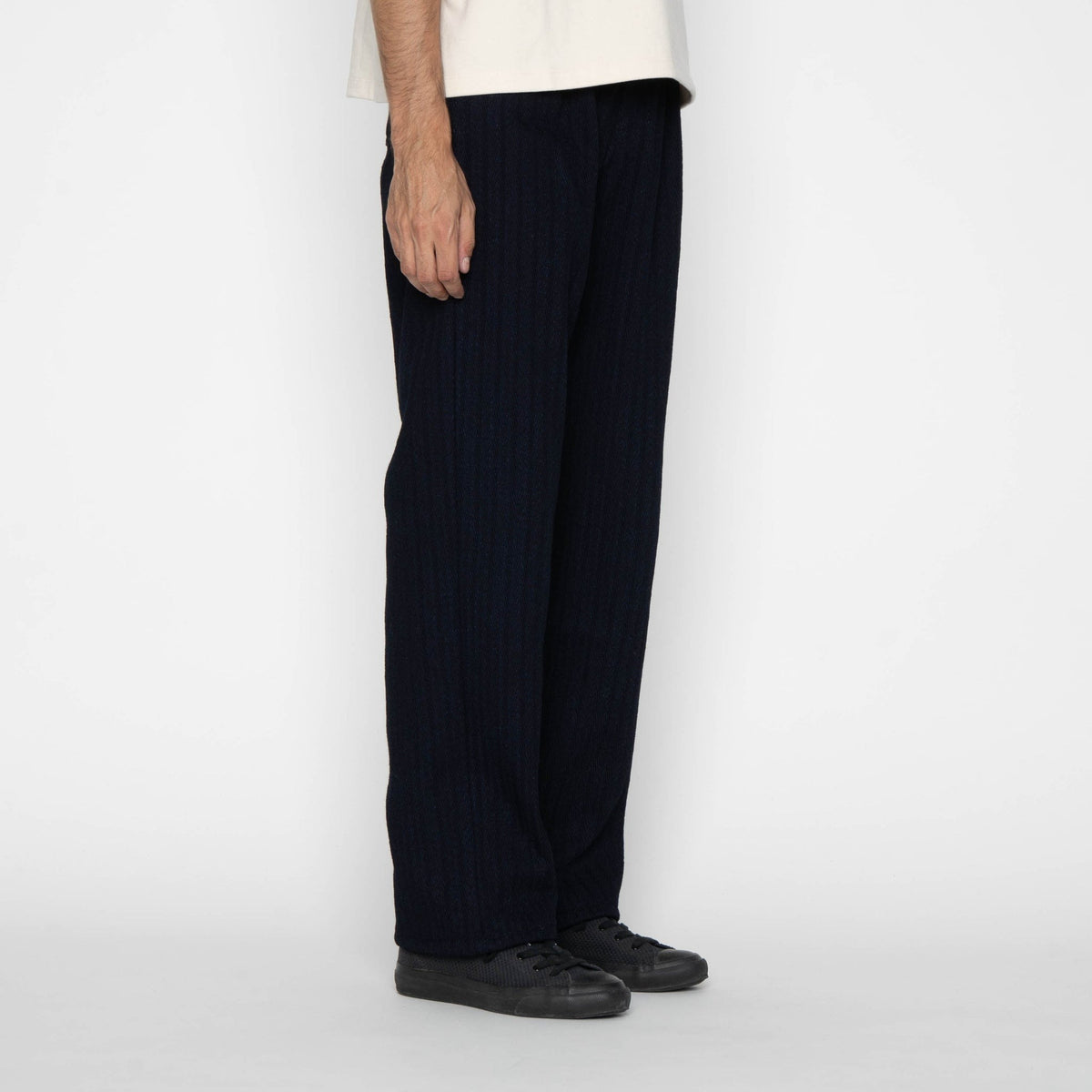 Naked & Famous】Pleated Trouser Indigo Sugiaya – Blue Beach Denim