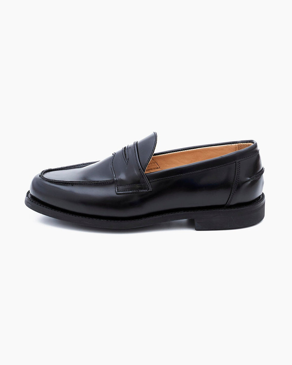 Sanders】Butt Seam Loafer Black 2314B – Blue Beach Denim