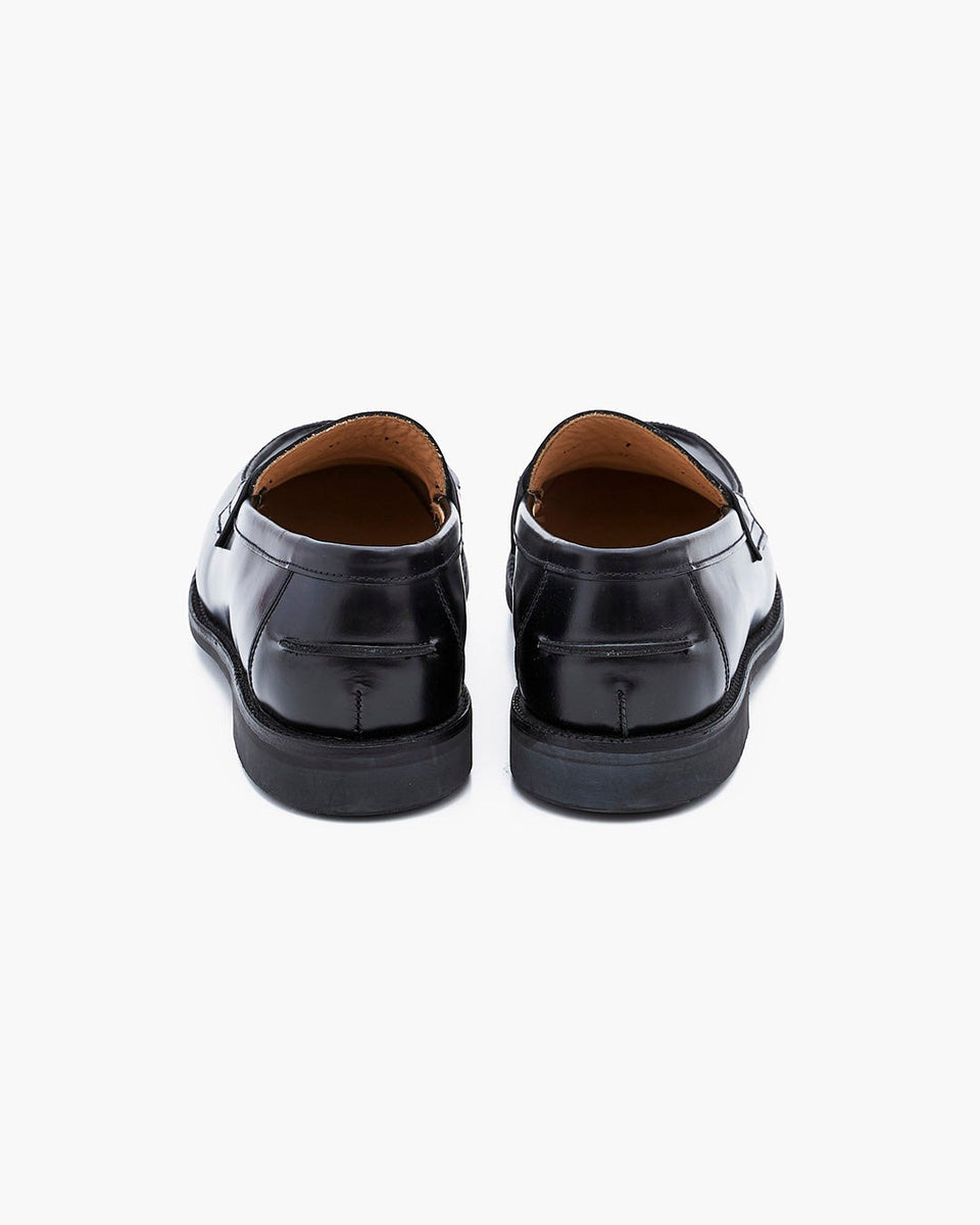 Sanders】Butt Seam Loafer Black 2314B – Blue Beach Denim