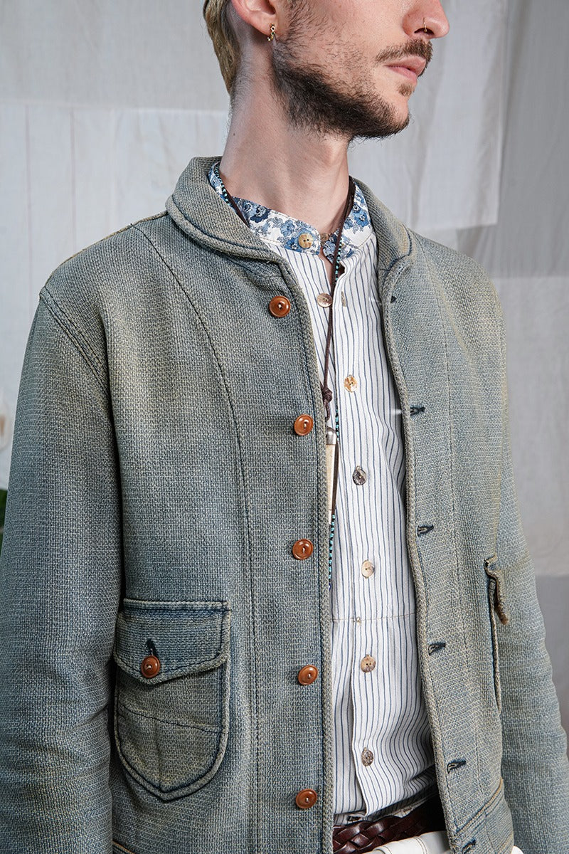 Scarti-Lab】707 SU928 VINTAGE Jacket – Blue Beach Denim