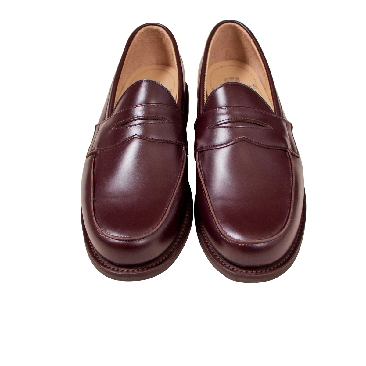 Sanders】Butt Seam Loafer Burgundy 2314R – Blue Beach Denim