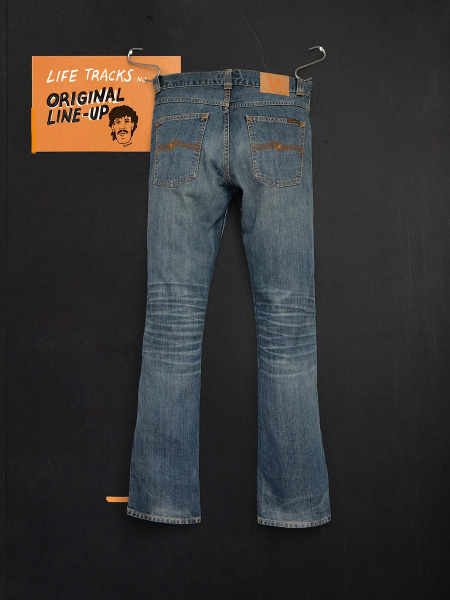 Nudie Jeans】Slim Jim Quarter Tracks – Blue Beach Denim