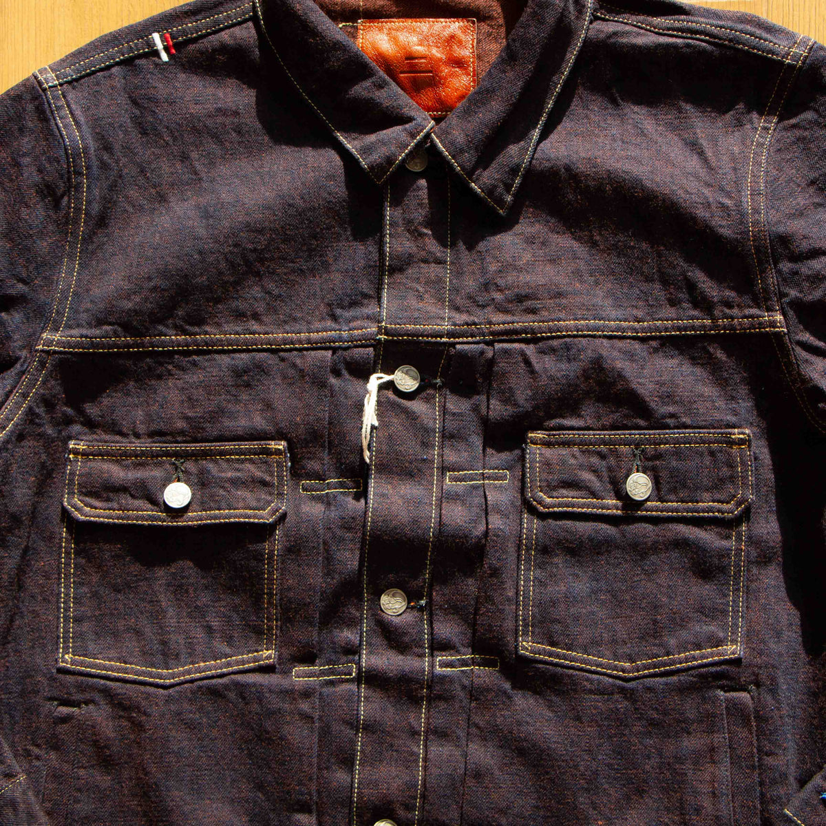 TANUKI】TNK402KH Kakishibu 15oz Selvedge Type 2 Denim Jacket