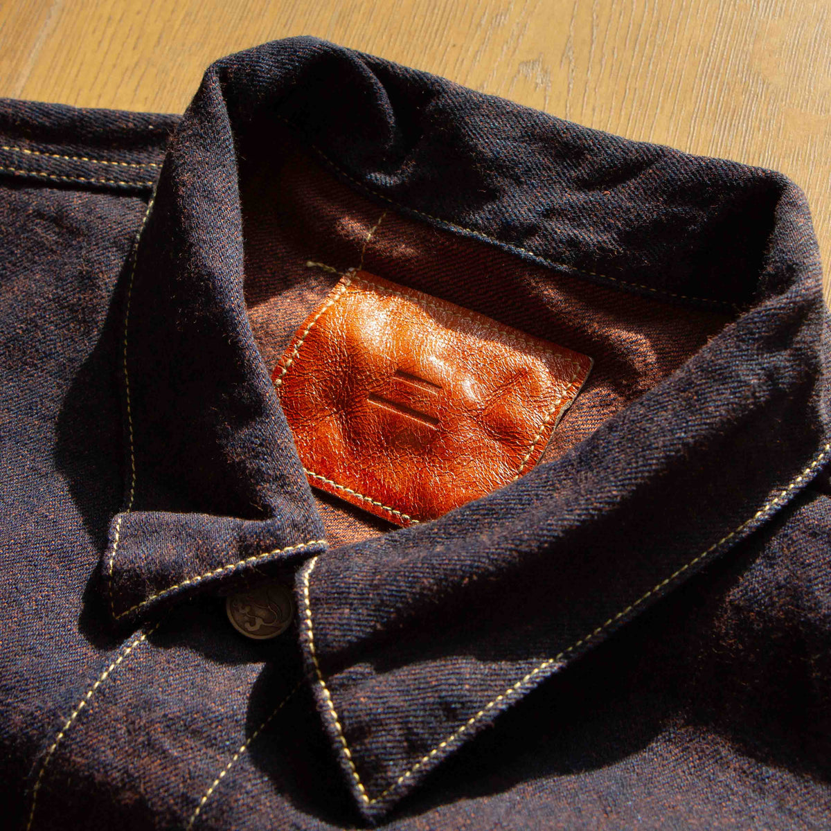 TANUKI】TNK402KH Kakishibu 15oz Selvedge Type 2 Denim Jacket