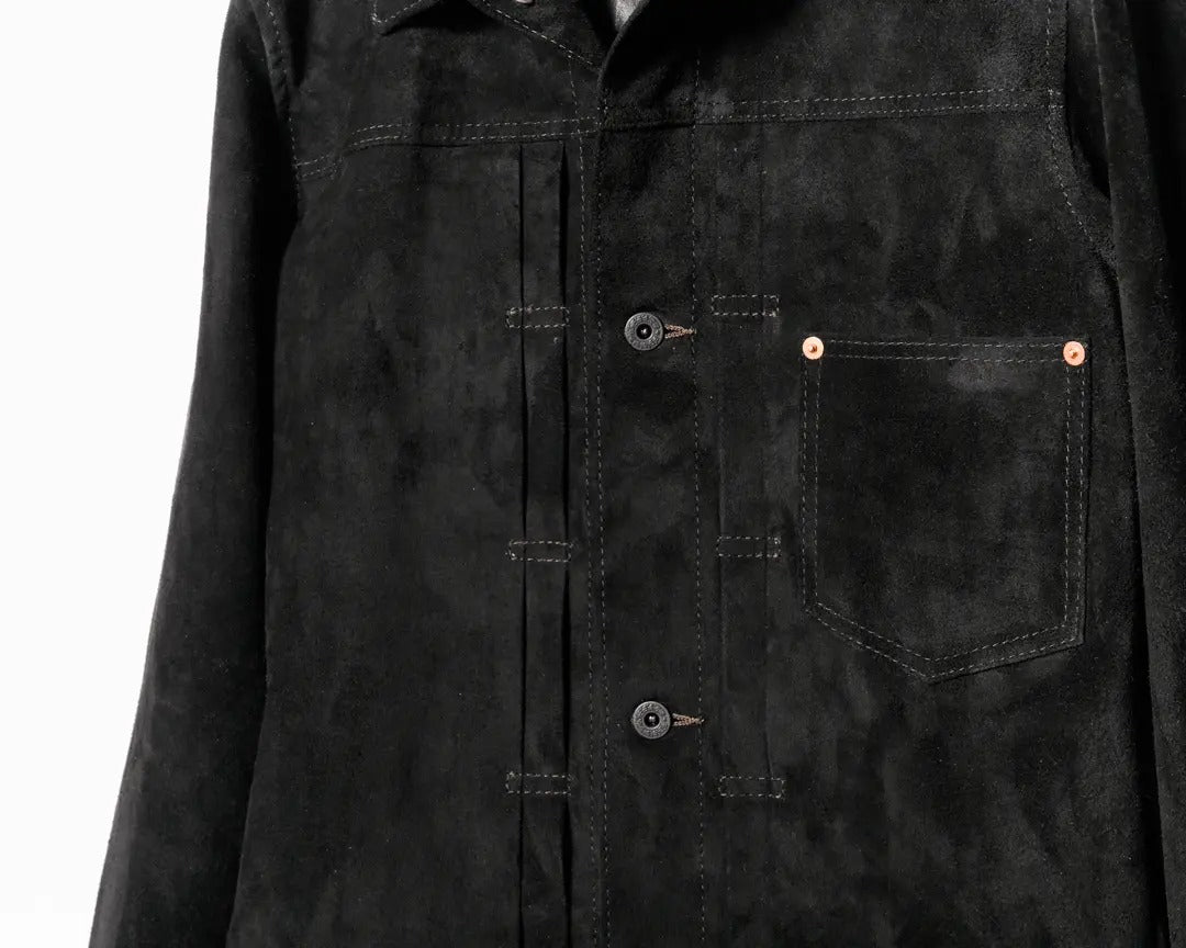 Y'2 Leather】HSB-140-T Horse Roughtout WWII Type I Leather Jean