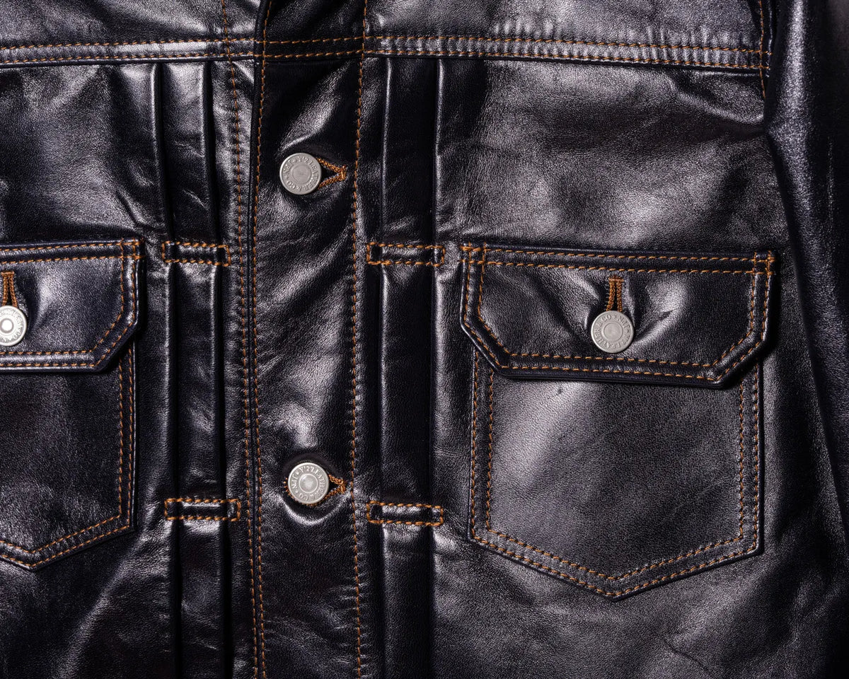 Y'2 Leather】IB-141 Indigo Horse Type II Jean Jacket – Blue Beach Y'2 Leather】IB-141 Indigo Horse Type II Jean Jacket – Blue Beach