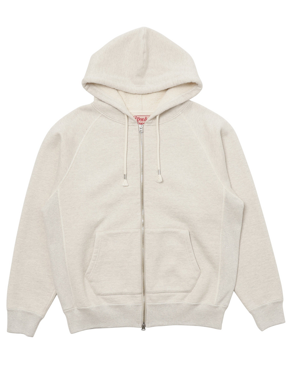 Wonder Looper】Zip Hoodie - Double Heavyweight French Terry - Oat