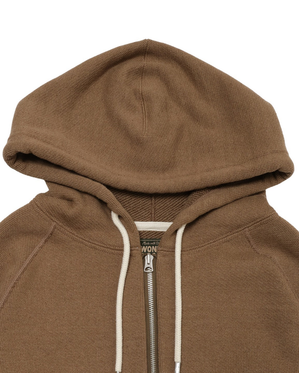 Wonder Looper】Zip Hoodie - Iron Mordant Foxfibre® Double