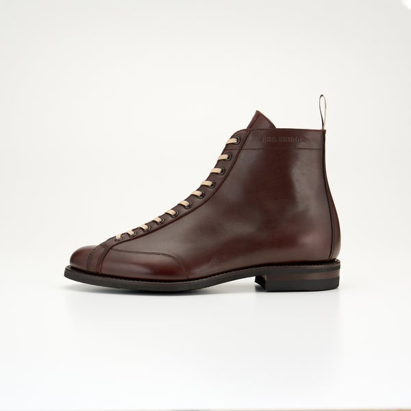 Brother Bridge Henry Boxing Boots Calf Vintage Brown Blue Beach