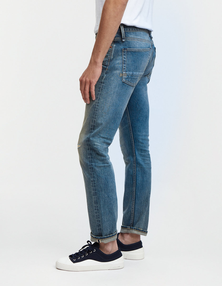 DENHAM RAZOR AVCS Premium Selvedge Lightly Brushed Slim Fit