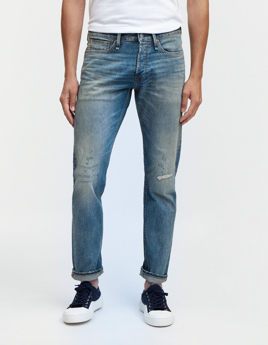 DENHAM RAZOR AVCS Premium Selvedge Lightly Brushed Slim Fit