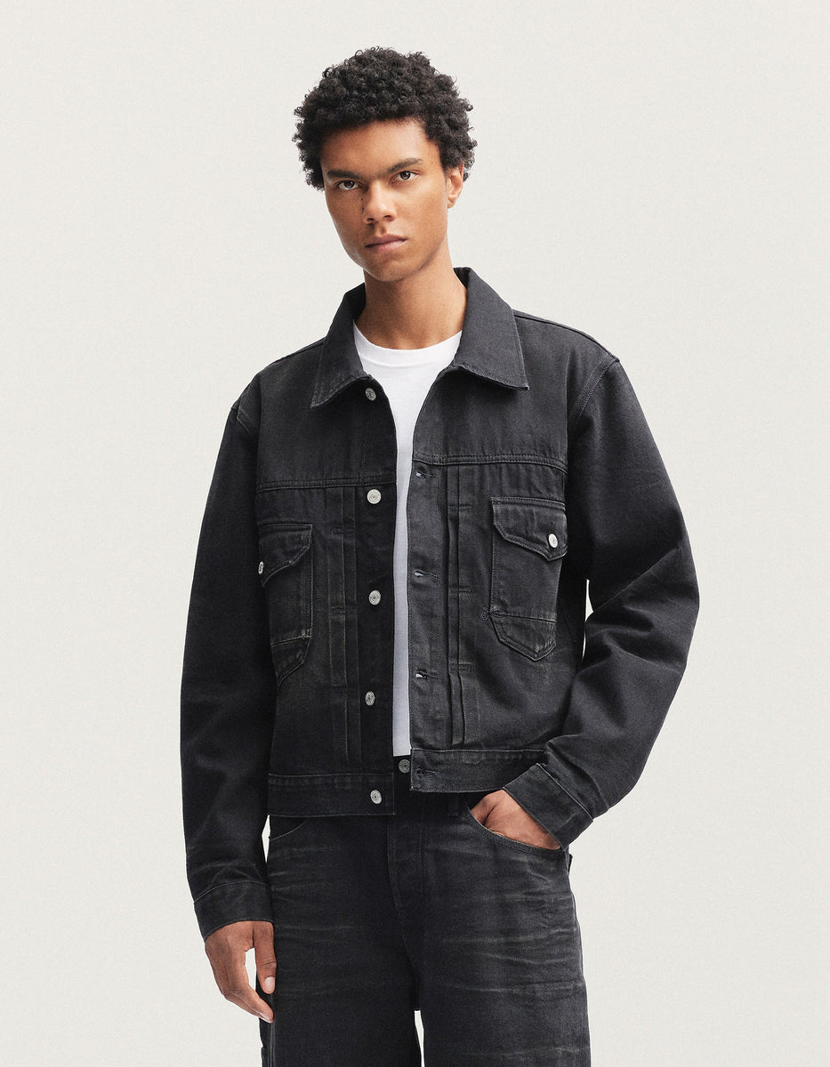 DENHAM】Chester Jacket After Dark Black – Blue Beach Denim