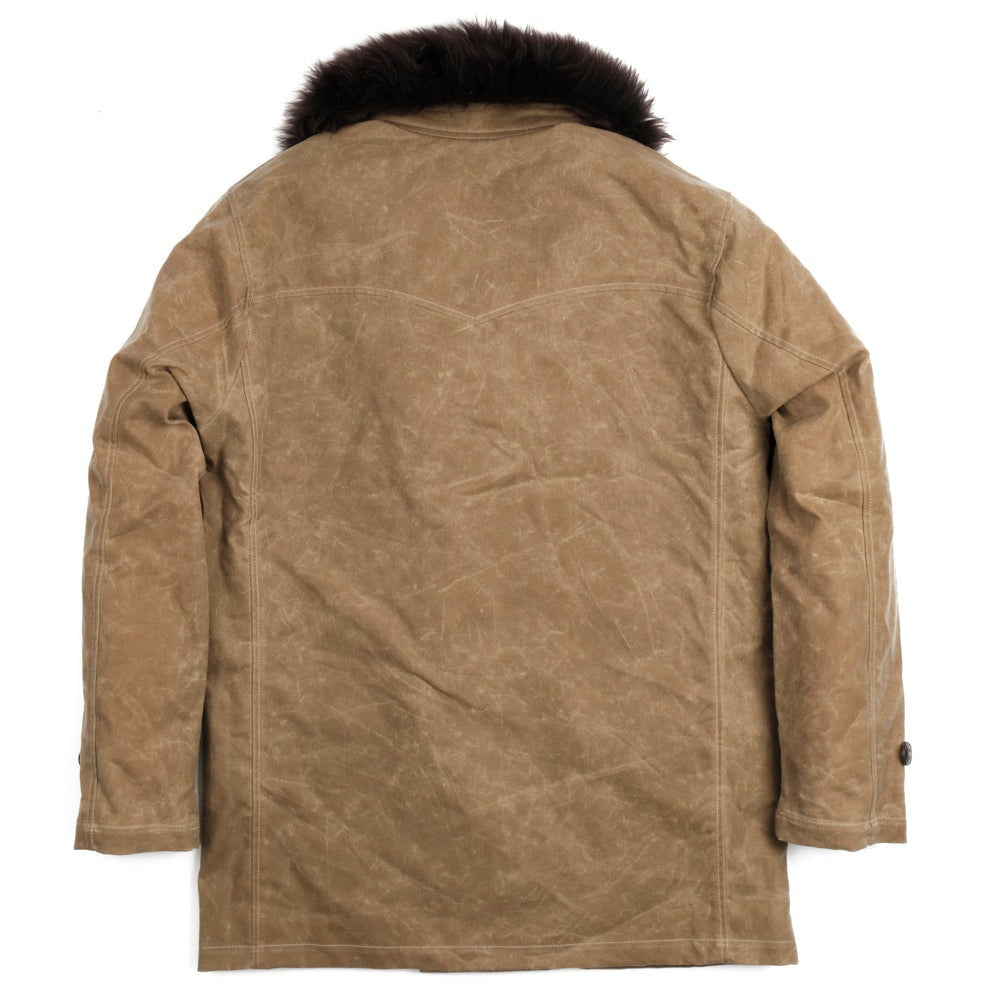Freenote】Tolgate Tobacco Waxed Canvas Ranch Overcoat – Blue Beach  