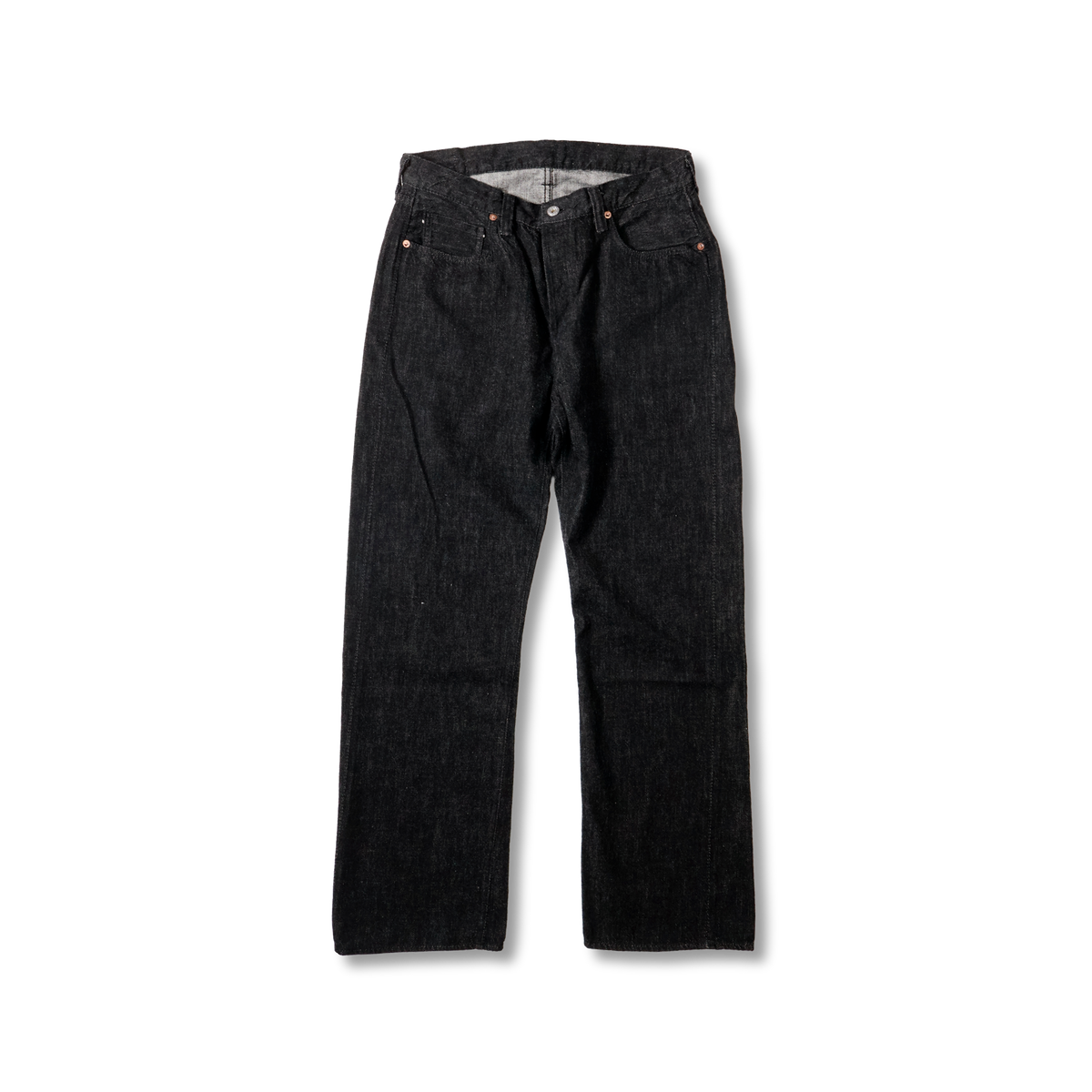 Fullcount】S0105BKSSW WWII Model 11.5oz Black Selvedge Wide