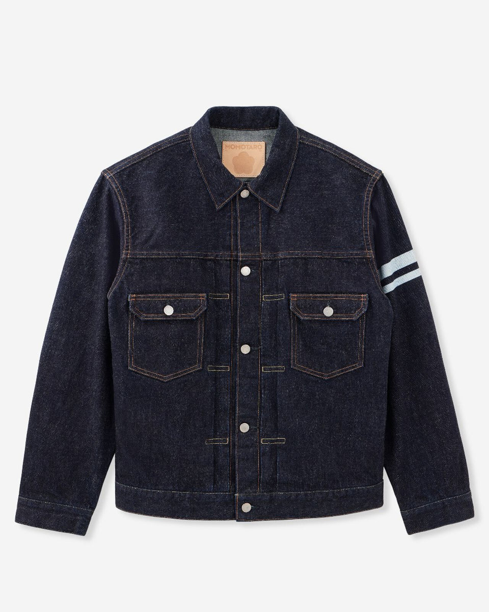 ジャケット・アウター MOMOTARO DENIM JACKET TYPE 1 MOMOTARO】#002 CLASSIC DENIM JACKET 15.7oz – Blue Beach Denim