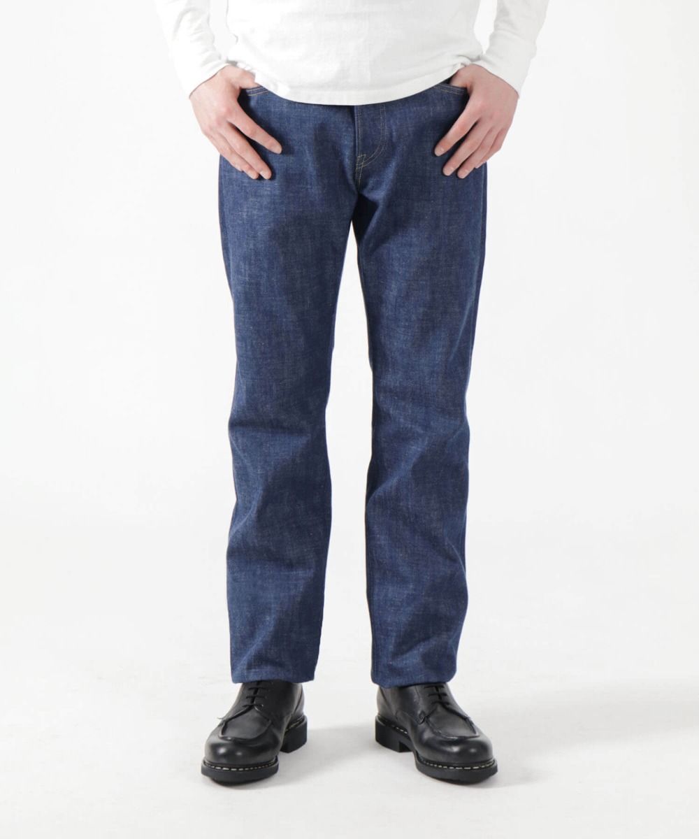 MOMOTARO】0605-AI “Natural Indigo Aizome” Hand Weave Gold Label
