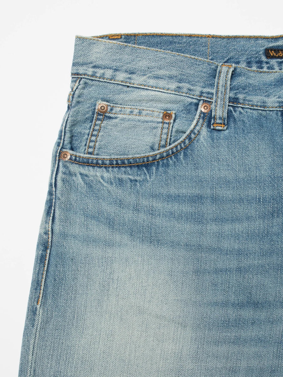 Nudie Jeans】Steady Eddie II Washed Up – Blue Beach Denim