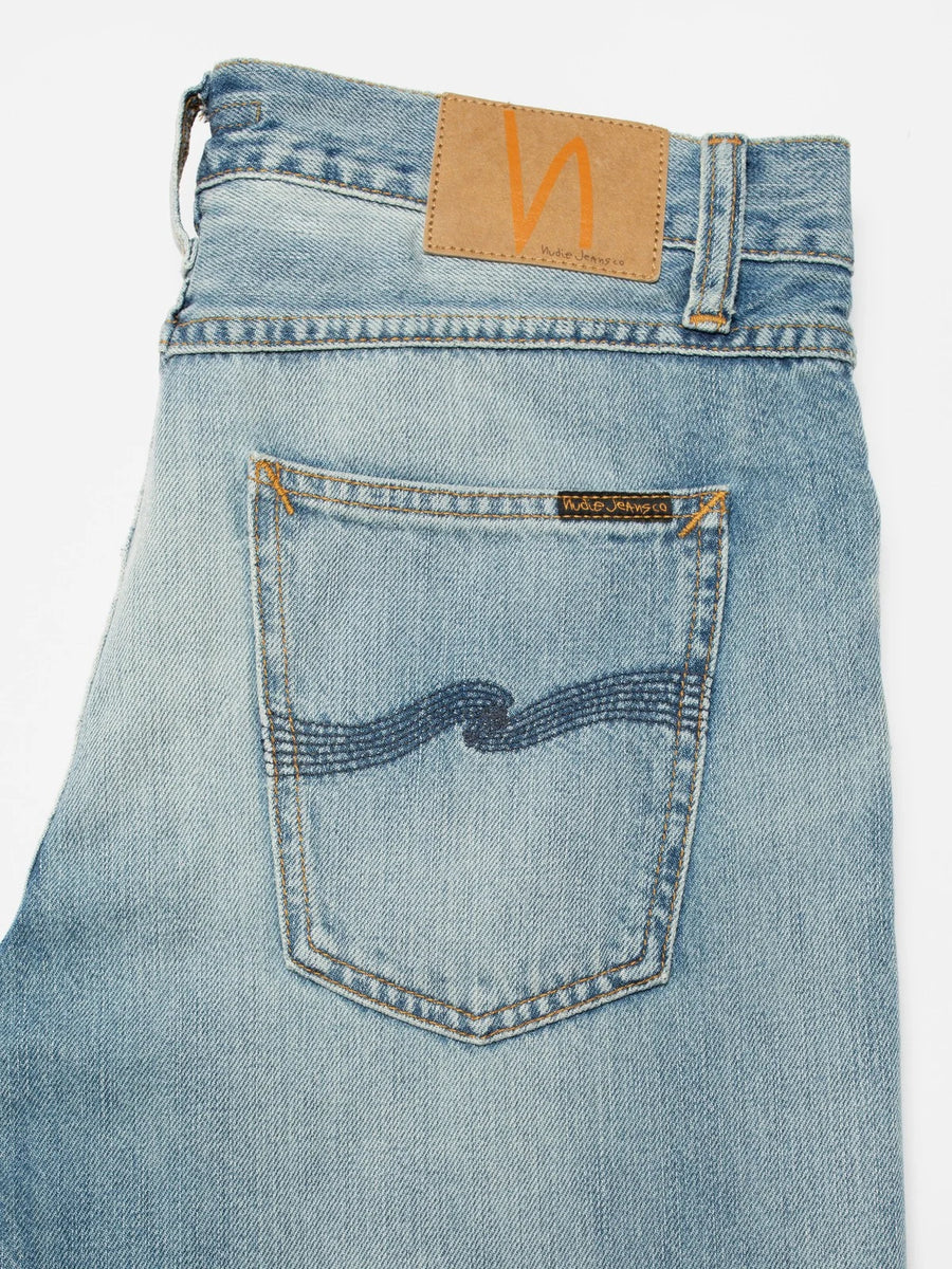 Nudie Jeans】Steady Eddie II Washed Up – Blue Beach Denim