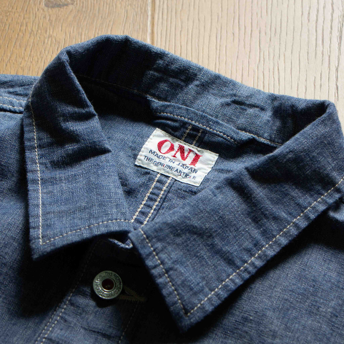ONI DENIM】03500-HCSV 8oz Selvedge Chambray Coverall – Blue Beach